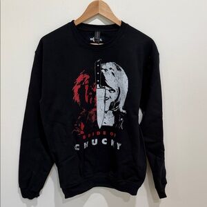 Black Graphic Chucky Sweatshirt